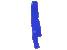 Blue Tumbling Hazardous Material Symbol